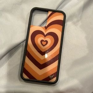 Wildflower brown latte heart case iPhone 12 Pro Max